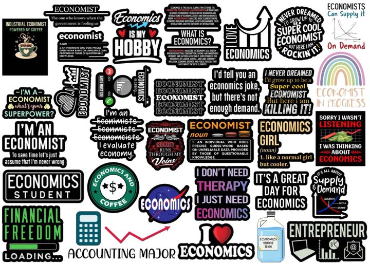 Economist Sticker Economic Sticker for Laptop & Mobil Sticker 2 Inch x ...