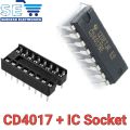CD4017 CMOS Decade Counter IC. 