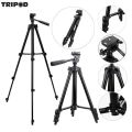 3301 Long Lightweight Aluminum 50-inches Tripod Stand for DSLR Camera Gopro Action Digital Camera Smartphone Mobile Phone YouTube,Live,Online Classes Teaching, Conference Tripod. 