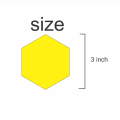 6 Pcs 3D Hexagon Mirror Wall Stickers, Self-Adhesive Acrylic Home Decor for Wall, Bedroom, Office, Reusable Glossy Finish. 
