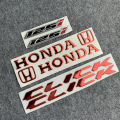 1 Set 3D Soft Glue Honda Logo Sticker Motorcycle Logo HONDA Click 125i 150i Logo Sticker. 