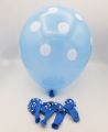 POLKA DOT LATEX BALLOON PARTY DECORATION BALLOONS ( PACK OF 25 BALLOONS ). 