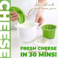 DIY Plastic Homemade Cheese Maker Can Be Easily Cleaned With Dish Soap/works With Creating Dairy And Vegan Cheese. 