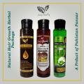 Hair Growth Complete Herbal Package  Pakistan Pansar - Hair Growth Herbal Package - Hair Growth Package - For Hair Growth. 