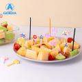 GOIKEA Cake Toothpick Easy to Clean Traffic Sign Car Castle Cake Fork. 