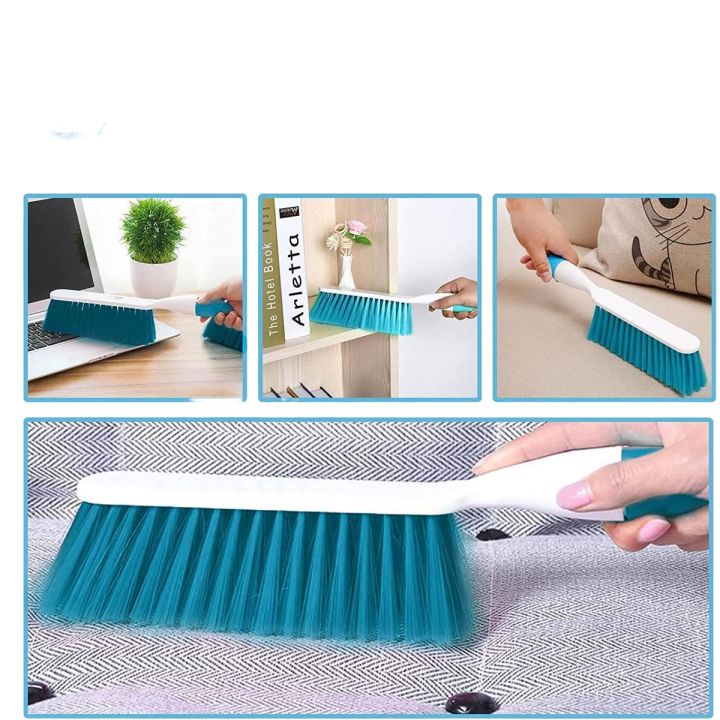 Soft Bristle Cleaning Brush, Hand Brushs Dust Removal Scrubber Cleaner for Home Bed Sofa Furniture Hair