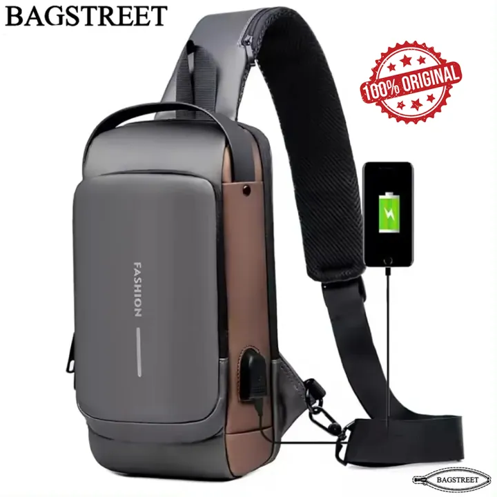 BAGSTREET%20New%20Waterproof%20Anti-Theft%20Unisex%20Sling%20Crossbody%20Bag%20with%20USB%20Charging%20Port%20and%20Combination%20Lock%20-%20Black%20-%20Image%2010