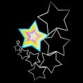 8pc Star Pentagram Shape Metal Cutting Dies Emed Stencil Art Craft Decor. 
