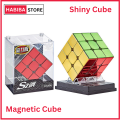 GC 3x3 Shiny Cube Cyclone Boys Metallic Cube for Speed Lovers | High Quality Magnetic Cube Puzzle Toy. 