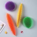3D PrintinG Decompression Stretch Mesh Toy Decompression Stretch Mesh, Rebounding Morphing Worm Plastic Shrapnel, Decompression Decompression Worm Keychain, Fidget Worm. 