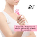 WBM Beauty Razor - 2Pcs Bikini Trimmer for Women - 4 Blades Body Razor | Razor for Smooth Skin. 