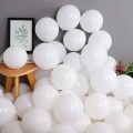 Pack of 100 - Latex Balloons - White Balloons - Black - Blue - Purple - Pink - Silver Metallic - Golden Metallic - Yellow - Green - Red Balloons - High Quality Balloons. 