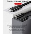 Type C to 3.5mm Charge Audio Adapter 2 in 1 USB C Splitter Headphone AUX Audio Cable for Huawei Smartphone Splitter. 