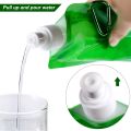 Collapsible Water Bottle Reusable Drinking Water Bottle with Clip for Biking, Hiking Travel, 6 Colors. 