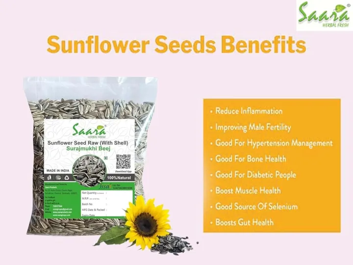 HERBAL%20FRESH%20Sunflower%20SeedsSurajmukhi%20ke%20Beej,%20Raw%20Sunflower%20Seeds,%20Helianthus%20Annuus%20Flower%20Seeds,%20High%20Protein%20&%20Fiber%20Rich%20Food,%20200gms%20-%20Image%203