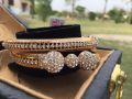 stone studded balls karre bangles size (dhai 2.8). 