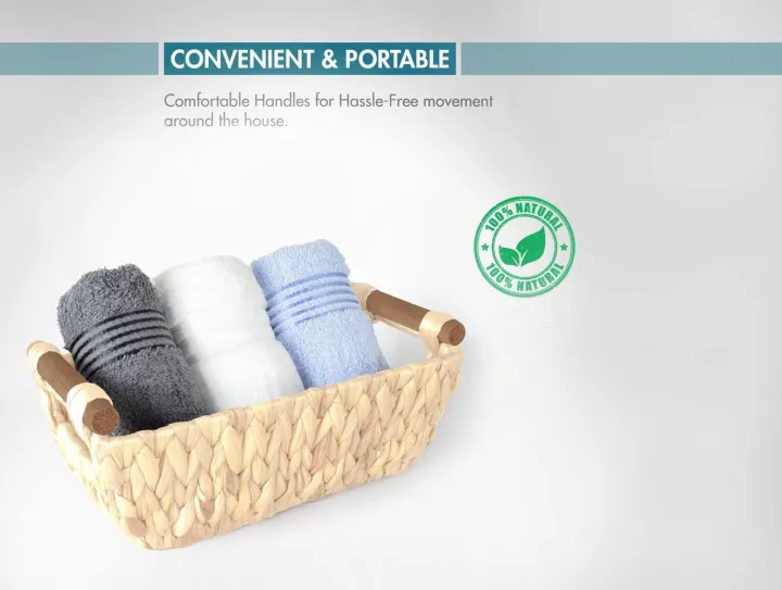 ADO%20Basics%20Water%20Hyacinth%20Hand%20Woven%20Basket%20with%20Stain%20Resistant%20Polished%20Wooden%20Handles,%20Toilet%20Paper%20Storage%20Wicker%20Baskets%2012"%20Length,%206.29"%20Width,%204.25%20Height,%20Tokri%20-%20Image%207