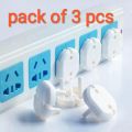 3 pieces 2 Hole Sockets Cover Plugs Baby Electric Sockets Outlet Plug kids Safety. 