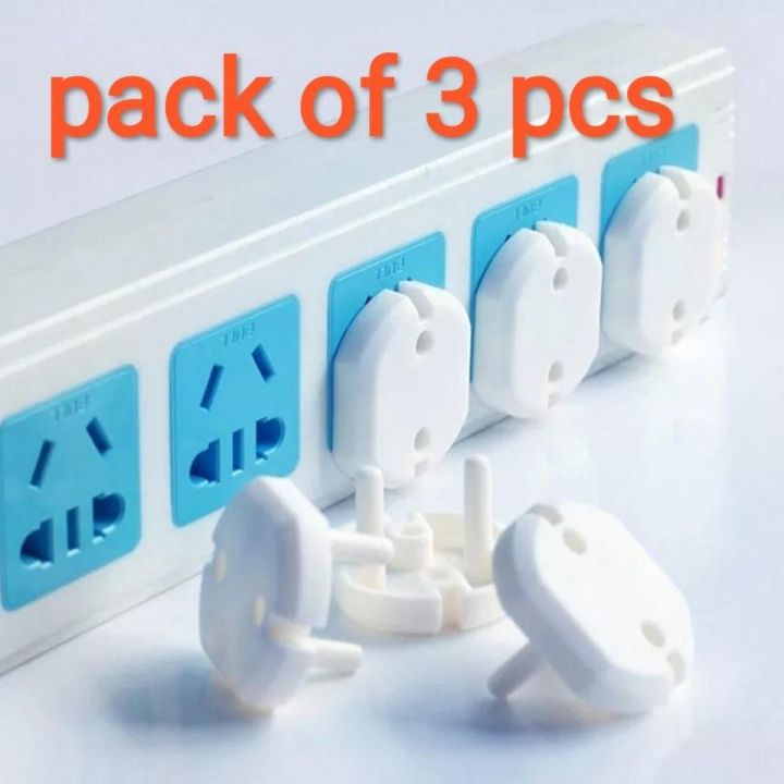 3 pieces 2 Hole Sockets Cover Plugs Baby Electric Sockets Outlet Plug kids Safety