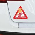 Blonde Female Driver Funny Car Bumper Stickers and Decals Car Styling Decoration Door Body Window Vinyl Stickers Kk14*12cm. 