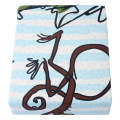 Giant Giraffe Single Bedding Set Blue. 