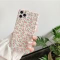 yaKorea Style Cute Floral Phone Case for Iphone 12 14 13 11 Pro Max X XSmax XR 7 Plus Soft TPU Pink Yellow Matte Flower Back Cover. 