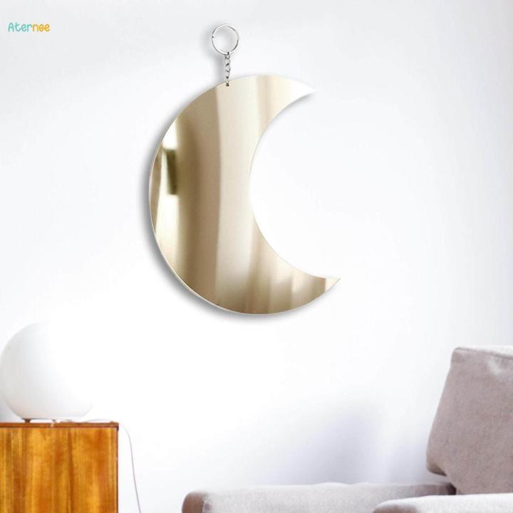 moon phase wall hanging mirror decor decorative