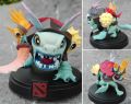 4pcs/set Dota 2 Game Figure Slark Tiny Doom Boxed Pvc Action Figures Collection Dota2 Toys. 