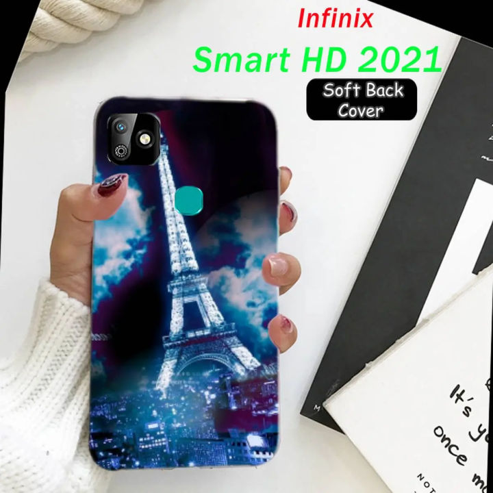 Infinix Smart HD 2021 Back Cover - Eiffal Tower Soft Case Cover