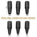 BRADOO-6Pcs Screw Hole Punch Leather Bookbinding Tool,Paper Punch,Craft Punches,6 Tips 1.5M 2mm 2.5mm 3mm 3.5M 4mm. 