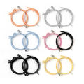 Lock and key braclet-Magnet bracelet for couple- rope heart braclet for friends, gift, charm accessories. 