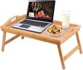 Wooden Folding Laptop Table, Bed Tray Table, Study Table. 