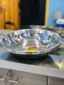 Paarat / Steel Plate / Steel Parat Tray Large Plate Paraat Thaal High Quality (14 inch Size). 