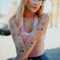 【Good-Love Store】CWP  GZ241 Semi Permanent Lasting Inkbox Tattoo Fake Tattoos for Hand Body. 