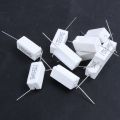 NXFDSIOZ 10 Pcs Axial Lead Ceramic Cement Resistor 0.5 Ohm 5W. 