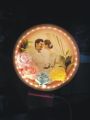 Magic Mirror Photo Frame With LED Light, Birthday Gift Valentine Day Gift. 