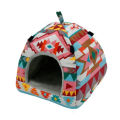 Squirrel Hammock with Warm Mat Thickening Cave Habitat Hamster Nest House Pet Hanging Bed Cage Accessories. 