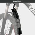 MeterMall 1 Pair Bicycle Fender Universal Adjustable Retractable Mountain Bike Mudguard With Tail Light Riding Equipment. 