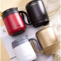 Stainless Steel Coffee Mugs Hot & Cold 350mll Drinkware Water Cups Thermos Insulation With cover and Handle Travel Tea Mug best for office use and best for birth day gift. 350 ml. 