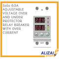 Over and Under Voltage Protector, Adjustable Relay SOLO. 