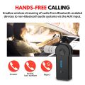 USB Portable Bluetooth Wireless Audio Music Receiver Dongle Car Audio BT Adaptor And AUX Cable. 