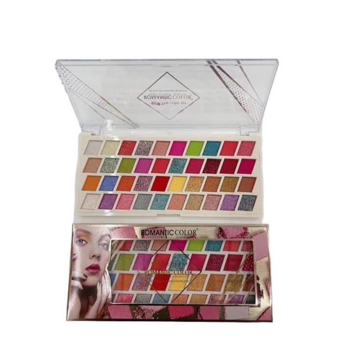 ROMANTIC COLOR 40 COLOURS MATTE SHIMMER EYESHADOW PALETTE
