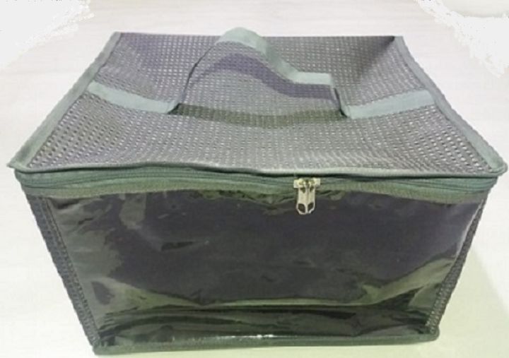 CUSTOMIZE%20Waterproof%20storage%20bag%20Transparent%20zipper%20cover%20Dust%20protection%20bag%20Upside%20handle%20Front%20transparent%20window%20Easy-to-use%20storage%20VersatileLarge%20Foldable%20Clothes%20Storage%20Zipper%20Bag%20-%20Image%204