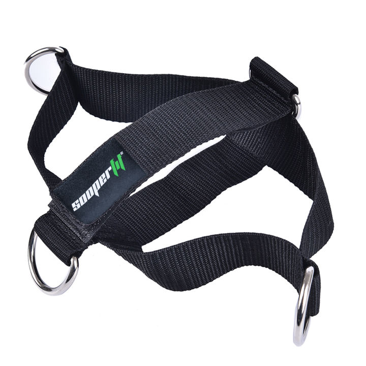 SooperFit%202%20PCS%20Black%20Fitness%20Attachment%20Ankle%20Straps%20Glute%20Kickback%20Leg%20Exercise%20Abductors%20Resistance%20for%20Cable%20Machines%20Shoe%20Cover%20Pull%20Belt%20with%204%20Connection%20Points%20-%20Image%206