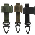 Glove Buckle Nylon Webbing Outdoor Tactical Gloves for Military Enthusiasts Climbing Rope Triangle Storage Buckle Battle Belt. 
