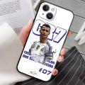 CR7-Football Star Ronaldo Phone Case for Apple iPhone 15 Pro Max 13 14 Plus 12 Mini 11 Pro XR 8 SE 7 6S XS MAX Matte Armor Cover. 
