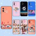 Twice Kpop Music Phone Case For Iphone 14 13 12 11 Pro Max Mini Xs X Xr 7 8 6 Plus Se 2020 Black Soft Silicone Cover. 
