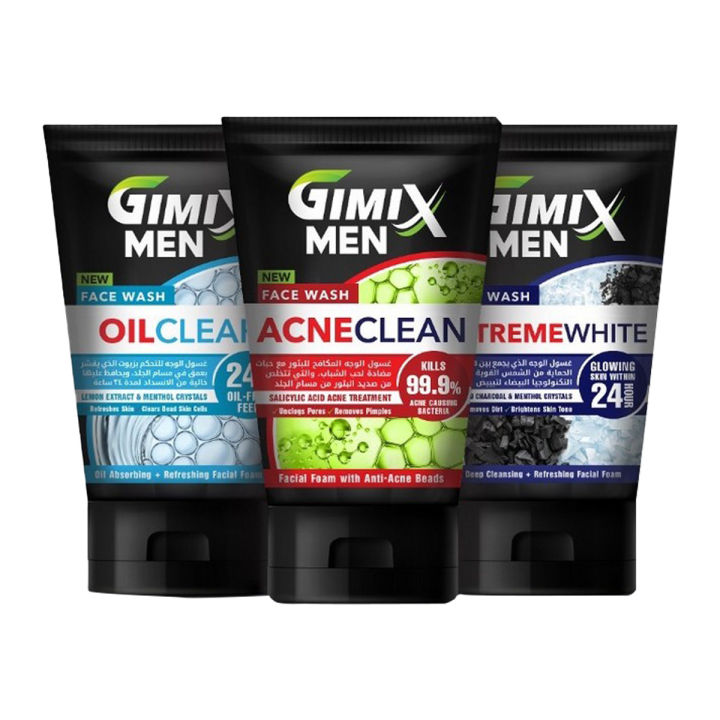 Gimix Men Face Wash (Pack Of 3) 100ml