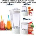 Premium Quality Juicer Machine 3-in-1 Heavy-Duty Power Blender and Grinder with Ice Crushing and Variable Speed Settings ( milkshake jug+ grinder+ blender ) heavy motor original copper winding 1.5L High-Quality Food Processor. 
