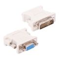 DVI D Male to VGA Female Plug Adapter VGA to DVI / 24 + 1Pin / 24 + 5 Pin Male to VGA Female Adapter / DVI TO VGA CONNECTOR (DVI Male to VGA Female). 